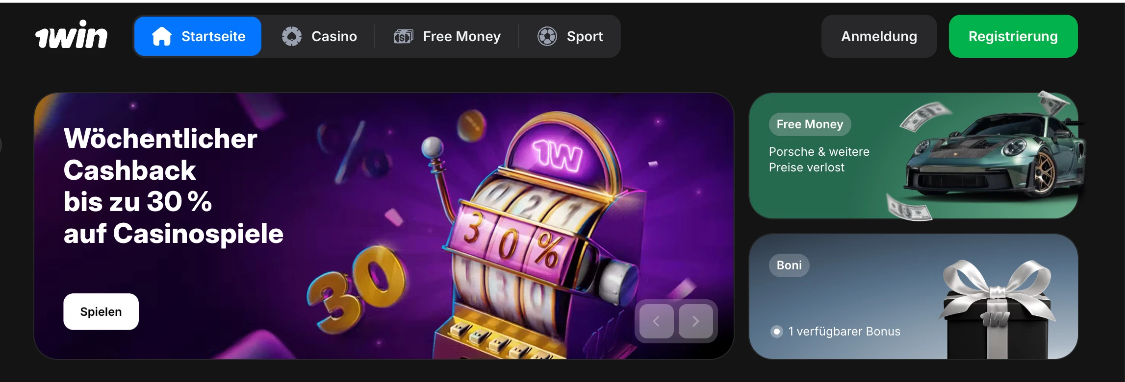 1win crypto casino
